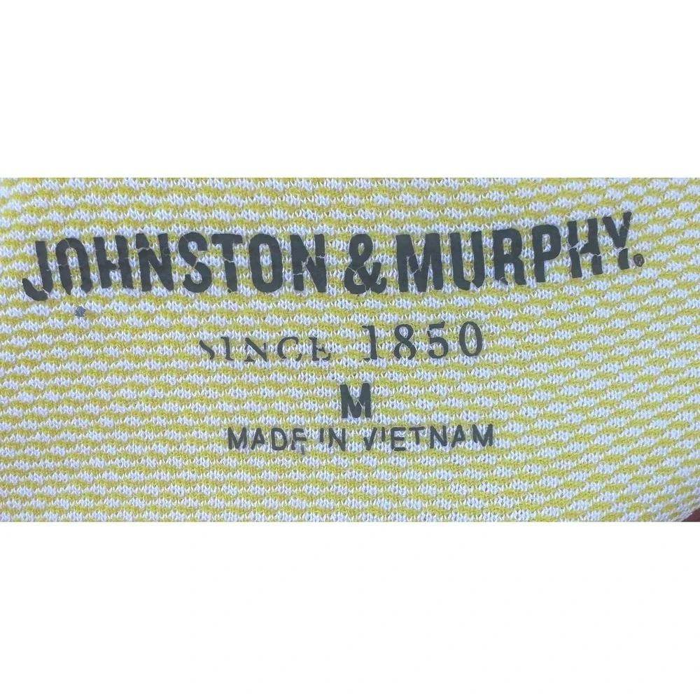 Johnston & Murphy Mens Coral Pink Modal Blend Short Sleeve Polo Shirt Size M‎